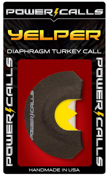 Power Calls 24234 Yelper Diaphragm Call Turkey Sounds Black/Yellow