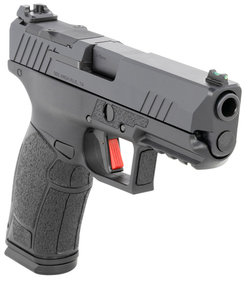 Tisas 15000100 PX-9 Gen3 Duty 9mm Luger 20+1/18+1, 4.11 in Black Steel Barrel, Black Cerakote Optic Cut/Serrated Steel Slide, Black Polymer Frame w/Picatinny Rail, Black Interchangeable Grip, Trigger Safety, Right Hand, Pistol