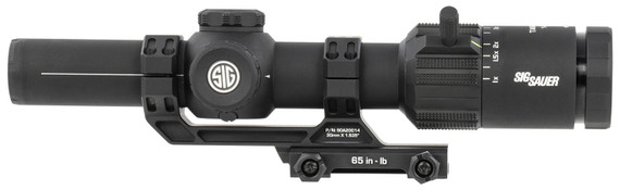 Sig Sauer Electro-Optics SOTM81000 Tango-MSR LPVO 1-8x24mm 30mm Tube Illuminated Red MSR BDC8 Reticle Features Throw Lever & ALPHA-MSR Mount, Rifle Scope