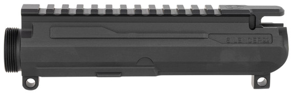 SilencerCo AC5065 SCO15 Stripped Upper Receiver Black Anodized Aluminum for Mil-Spec AR-15 Lower