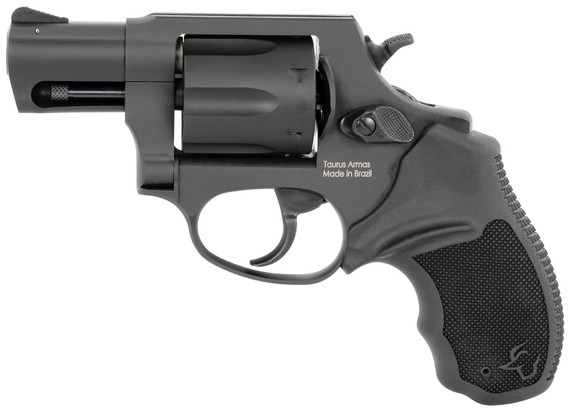 Taurus 232721 327 Small Frame 327 Federal Mag 6rd 2 in Matte Black Carbon Steel Barrel, Cylinder & Frame, Black Finger Groove Rubber Grip, Hammer Safety , Revolver