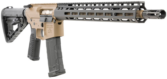 Wilson Combat TRRCRCT556168F Recon Tactical 5.56x45mm 30+1 16 in Black Match Grade Fluted Barrel, FDE Anodized Picatinny Rail Aluminum Receiver, M-LOK Handguard, Black Synthetic Wilson/Rogers Super Stoc, BCM Starburst Gunfighter Grip, Rifle