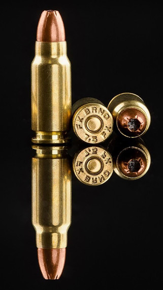 FK Brno US FKF950 F9 7.5FK 101gr Copper Flat Nose 50 Per Box/10 Case Centerfire, Handgun Ammunition