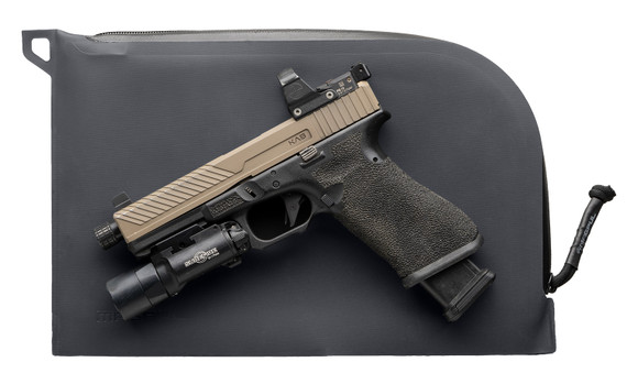 Magpul MAG1264001 DAKA Single, Pistol Case Black 1, Handgun w/ Water-Repellant Zipper