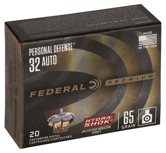 Federal P40HS3 Premium Personal Defense 40S&W 165gr Hydra-Shok Jacketed Hollow Point 20 Per Box/25 Case Centerfire, Handgun Ammunition