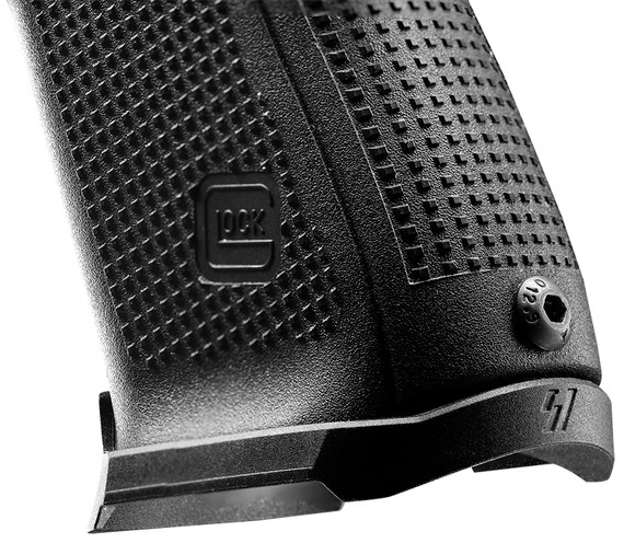 Strike Industries G5MAGWELL19 Flared Magwell 9mm Luger/40 S&W Compatible w/Glock 19/23 Gen5, Black Polymer