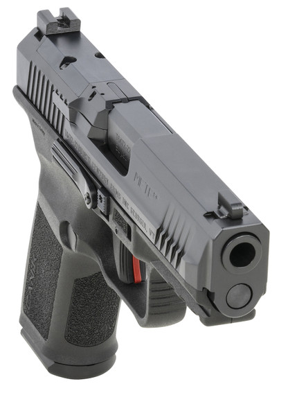 Canik HG5637N Mete SF Compact 9mm Luger 15+1 4.08 in Black Steel Barrel, Black Nitride Optic Ready/Serrated Slide, Black Polymer Frame w/Beavertail & Picatinny Rail, Pistol