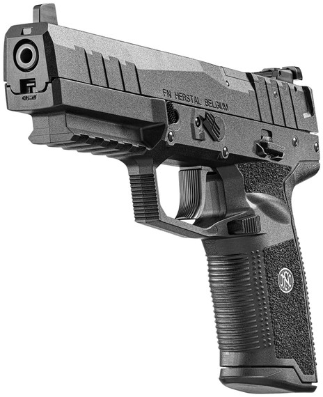 FN 66101274 Five-seveN MRD Full Size Frame 5.7x28mm 20+1 4.80 in Black Stainless Steel Barrel, Black Optic Ready/Serrated Steel Slide, Matte Black Polymer Frame w/Picatinny Rail, Black Textured Polymer Grip, Pistol