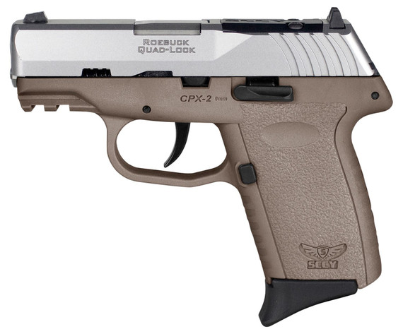 SCCY Industries CPX2TTDERDRG3 CPX-2 Gen3 RDR 9mm Luger 10+1 3.10 in FDE Polymer w/ Picatinny Rail Serrated Stainless Steel Slide FDE Polymer Grip, Pistol