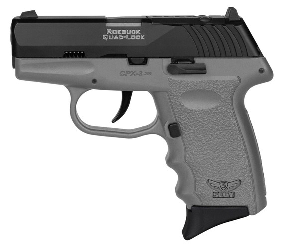 SCCY Industries CPX3CBSGRDRG3 CPX-3 RD 380 ACP 10+1 2.96in Sniper Gray Polymer/Serrated Black Nitride Stainless Steel Slide/Finger Grooved Sniper Gray Polymer Grip
