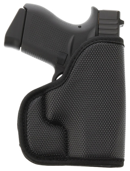 Galco SOU652B StukOn-U Black Gripper Shell Compatible w/ Glock 33/S&W M&P Shield/Taurus G2C Pocket Mount, Holster