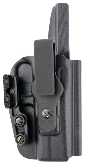 Galco TR3226RB Triton 3.0 OWB Black Leather UniClip/Stealth Clip Fits Glock 19 Gen1-5 Fits Glock 32 Fits Glock 23 Gen2-5 Right Hand, Holster