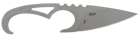 CRKT 2909 SDN 2.65 in Fixed Drop Point Plain Bead Blasted 4116 Stainless Steel Includes Sheath, Knife