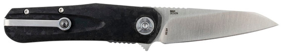 CRKT 6535 Mah-Hawk 3.19 in Folding Drop Point Plain Satin D2 Steel Blade/ Black GRN Handle Includes Pocket Clip, Knife