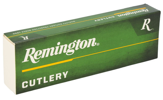 Remington Accessories 15656 Guide Fixed Skinner Stainless Steel Blade Brown/White/Silver w/Remington Shield Stag Bone/Nickle Handle Includes Sheath, Knife