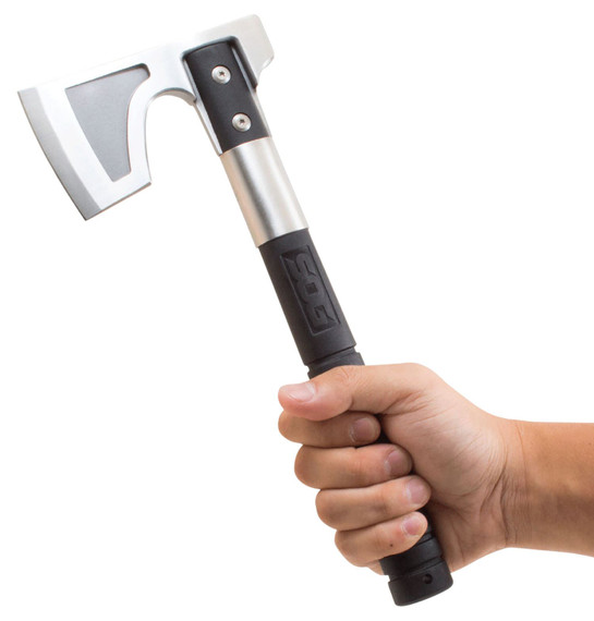 S.O.G SOGCH1001C Camp 3.10 in Blade Stainless Steel Blade Black GRN Handle 11.50 in Long Hatchet