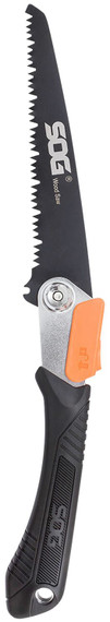 S.O.G SOGF10NCP Wood Saw Folding Saw 8.25 in Black High Carbon Steel Blade Black GRN Handle 17.25 in Long