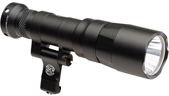 SureFire M340DFTBKPRO Dual Fuel Turbo Mini Scout Light Pro Black Anodized 350/650 Lumens White LED