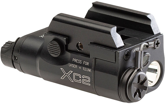 SureFire XC2BRD XC2-B Ultra Compact Black Anodized 300 Lumens White LED/Red Laser