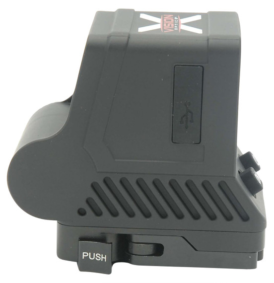X-Vision 203210 TR1 Reflex Sight Thermal Black 1-4x 13mm Multi Reticle 320x280t 25Hz Resolution