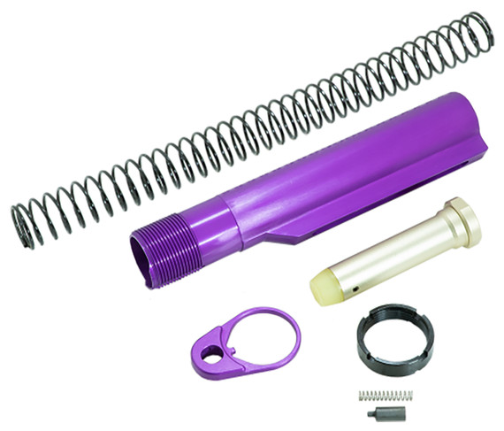 Timber Creek Outdoors ARBTKPPA Buffer Tube Kit Purple Anodized for AR-15