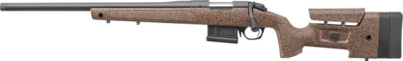 Bergara B14LM301LC B-14 HMR 300 Win Mag 5+1 26 in Graphite Black Cerakote #6 Contour Threaded Barrel, Graphite Black Cerakote Steel Receiver, Black/Brown Speckled Adj HMR Mini-Chassis Synthetic Stock, Left Hand, Rifle
