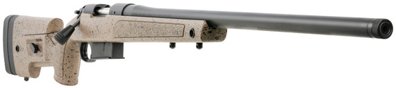 Bergara B14S359C B-14 HMR 6.5 PRC 3+1 24 in Graphite Black Cerakote Barrel, Black Speckled Brown Molded w/Mini-Chassis, Adjustable LOP & Cheek Piece Stock, Rifle