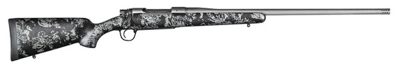 Christensen Arms 8010108400 Mesa FFT 300 Win Mag 3+1 22 in Threaded Barrel, Tungsten Gray Cerakote, Black with Gray Webbing Stock, Rifle