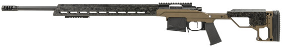 Christensen Arms 8010301600 Modern Precision 223 Rem 5+1, 16 in Carbon Fiber Target Profile/Threaded Steel Barrel, Black Nitride Aluminum Receiver, Desert Brown Billet Chassis w/Folding Stock, , Rifle