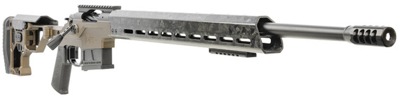 Christensen Arms 8010301600 Modern Precision 223 Rem 5+1, 16 in Carbon Fiber Target Profile/Threaded Steel Barrel, Black Nitride Aluminum Receiver, Desert Brown Billet Chassis w/Folding Stock, , Rifle