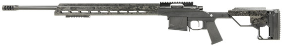 Christensen Arms 8010301700 Modern Precision 300 PRC 5+1, 26 in Carbon Fiber Target Profile/Threaded Steel Barrel, Black Nitride Aluminum Receiver, Black Billet Chassis w/Folding Stock, , Rifle