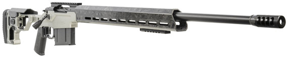 Christensen Arms 8010307100 Modern Precision 6mm Creedmoor 5+1 24 in Carbon Fiber Target Profile/Threaded Steel Barrel, Black Nitride Aluminum Rec., Tungsten Billet Chassis w/Folding Stock, , Rifle