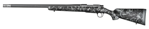 Christensen Arms 8010613300 Ridgeline FFT 6.5 Creedmoor 4+1 20 in Stainless Threaded Barrel, Stainless Aluminum Receiver, Black w/Gray Accents Fixed Sporter Carbon Fiber Stock, , Rifle