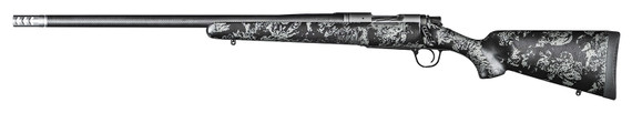 Christensen Arms 8010617200 Ridgeline FFT 6.5 PRC 3+1 20 in Stainless Threaded Barrel, Stainless Aluminum Receiver, Black w/Gray Accents Fixed Sporter Carbon Fiber Stock, Left Hand, Rifle