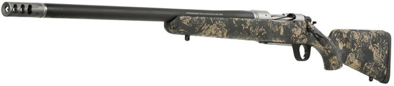 Christensen Arms 8010617500 Ridgeline FFT 7mm-08 Rem 4+1 20 in Stainless Threaded Barrel, Stainless Aluminum Receiver, Green w/Black/Tan Accents Fixed Sporter Carbon Fiber Stock, Left Hand, Rifle