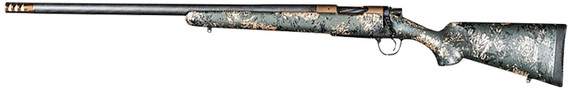 Christensen Arms 8010621200 Ridgeline FFT 308 Win 4+1 20 in Burnt Bronze Cerakote Threaded Barrel, Burnt Bronze Cerakote Aluminum Receiver, Green w/Black/Tan Accents Fixed Sporter Carbon Fiber Stock, Left Hand, Rifle