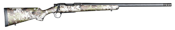 Christensen Arms 8010627800 Ridgeline FFT 300 Win Mag 3+1 22 in Black Nitride Threaded Barrel, Black Nitride Aluminum Receiver, Sitka Subalpine Camo Fixed Sporter Carbon Fiber Stock, , Rifle