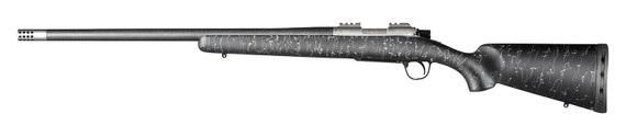Christensen Arms 8010800100 Summit TI 6.5 PRC 3+1, 24 in Natural Titanium Steel Threaded Barrel, Natural Titanium Aluminum Receiver, Black w/Gray Webbing Fixed Sporter Stock, Rifle