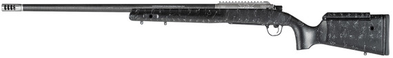 Christensen Arms CA10266H75261 ELR 6.5 Creedmoor 4+1 26 in Target Profile Carbon Fiber Barrel, Black Nitride Finish, Black with Gray Webbing Stock, Rifle