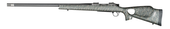 Christensen Arms CA10269315323 Summit TI 7mm Rem Mag 3+1, 26 in Natural Titanium Steel Threaded Barrel, Natural Titanium Aluminum Receiver, Green w/Black/Tan Accents Fixed Thumbhole Stock, Rifle