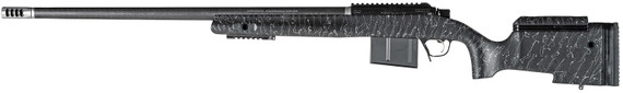 Christensen Arms CA10270H85281 BA Tactical Long Range 6.5 Creedmoor 4+1 26 in Carbon Fiber Barrel, Black Nitride Finish, Black with Gray Webbing Stock, Rifle