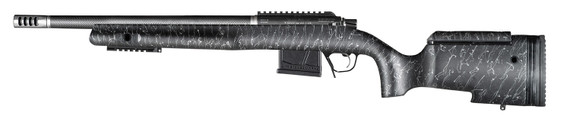 Christensen Arms CA10271488481 BA Tactical Long Range 308 Win 4+1 16 in Carbon Fiber Barrel, Black Nitride Finish, Black with Gray Webbing Stock, Rifle