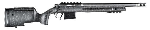 Christensen Arms CA10271H88281 BA Tactical Long Range 6.5 Creedmoor 4+1 16 in Carbon Fiber Barrel, Black Nitride Finish, Black with Gray Webbing Stock, Rifle