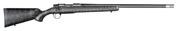 Christensen Arms CA10299H14211 Ridgeline 6.5 Creedmoor 4+1 24 in Tungsten Gray Cerakote Threaded Target Barrel, Tungsten Gray Cerakote Aluminum Receiver, Black w/Gray Webbing Fixed Sporter Carbon Fiber Stock, , Rifle