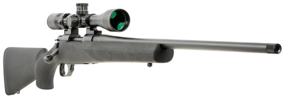 Howa HGP265B M1500 Gamepro Gen2 6.5 Creedmoor 5+1 22 in Threaded Barrel, Blued Metal Finish, Black Fixed Hogue Pillar-Bedded Overmolded Stock, Includes 4-12x40mm Scope, Rifle