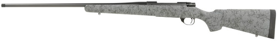 Howa HHS43331 M1500 HS Precision 300 Win Mag 3+1 24 in Blued Threaded Barrel/Rec, Gray with Black Webbed HS Precision Stock, Rifle
