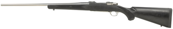 Ruger 57133 Hawkeye Sports South Exclusive Full Size 30-06 Springfield 4+1 22 in Matte Stainless Steel Barrel, Integral Scope Base Steel Receiver, Black All Weather Synthetic Stock, Rifle