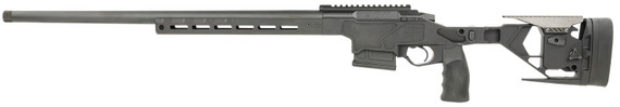 Seekins Precision 0011710101BLK Havak HIT Full Size 6mm Creedmoor 3+1 24 in Black Threaded Barrel, Black Picatinny Rail Steel Receiver, Adjustable Folding Aluminum Chassis, AR-Style Vertical Grip, Rifle