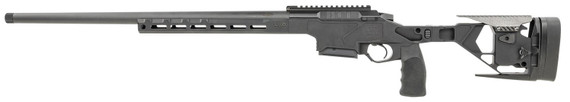 Seekins Precision 0011710103BLK Havak HIT Full Size 6.5mm Creedmoor 3+1 24 in Black Threaded Barrel, Black Picatinny Rail Steel Receiver, Adjustable Folding Aluminum Chassis, AR-Style Vertical Grip, Rifle