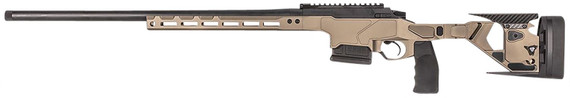 Seekins Precision 0011710103FDE Havak HIT Full Size 6.5 Creedmoor 3+1 24 in Black Threaded Barrel, Picatinny Rail Steel Receiver, FDE Adjustable Folding Aluminum Chassis, AR-Style Vertical Grip, Rifle